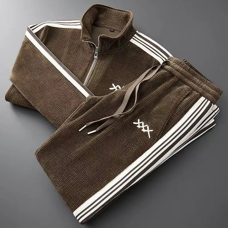 Corduroy Sport Tracksuit for Men | Lucian