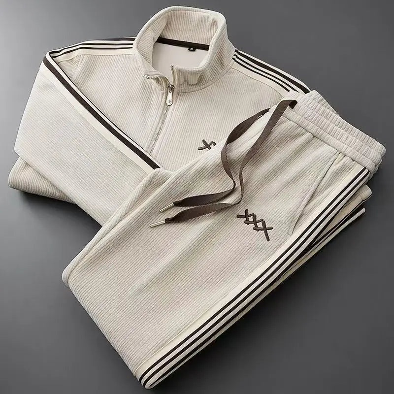 Corduroy Sport Tracksuit for Men | Lucian