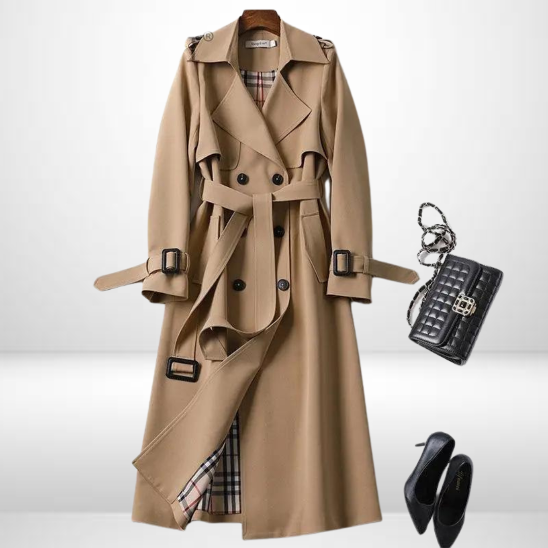 Margot | Women's Insulated Mid-Length Trenchcoat