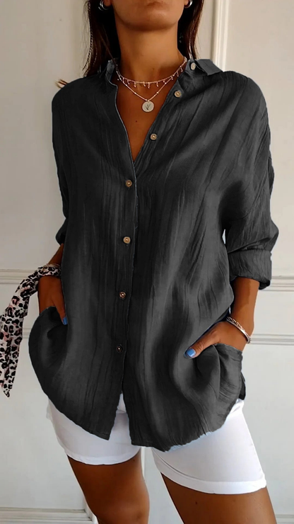 Anaya | Women's Oversized Button Front Shirt