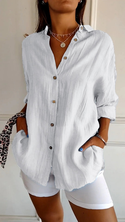 Anaya | Women's Oversized Button Front Shirt