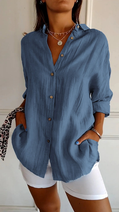 Anaya | Women's Oversized Button Front Shirt