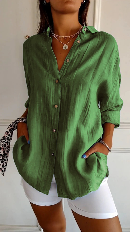Anaya | Women's Oversized Button Front Shirt