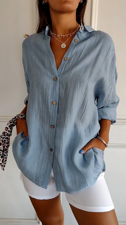 Anaya | Women's Oversized Button Front Shirt