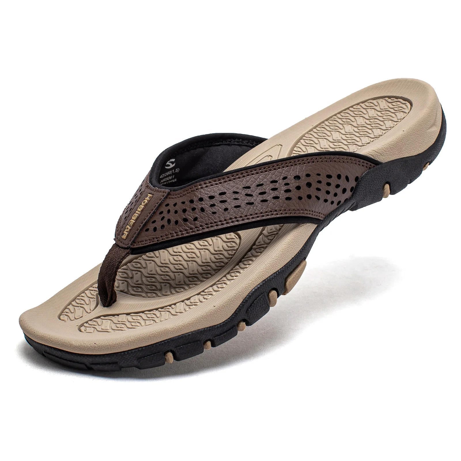 Men's supportive athletic flip flops with arch support | WaveStride