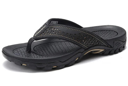 Men's supportive athletic flip flops with arch support | WaveStride