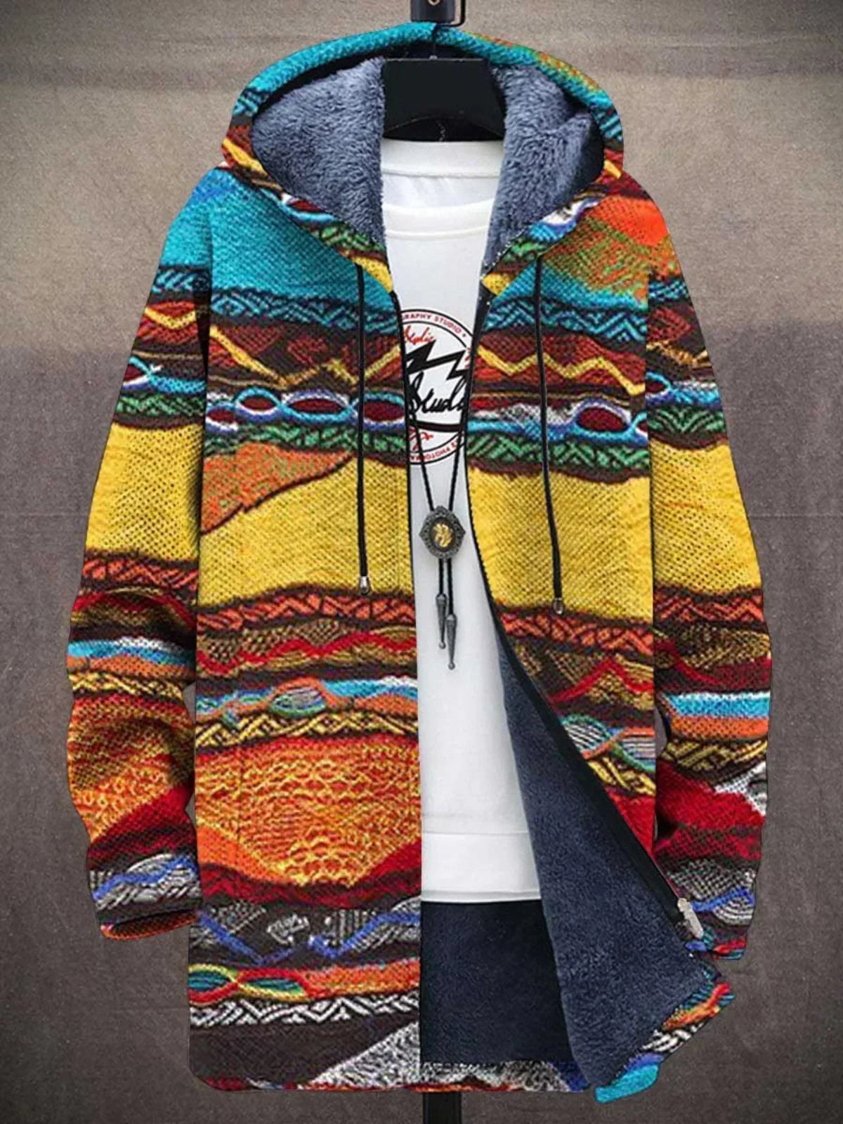 Art-Inspired Zip Cardigan for Women | Bronte