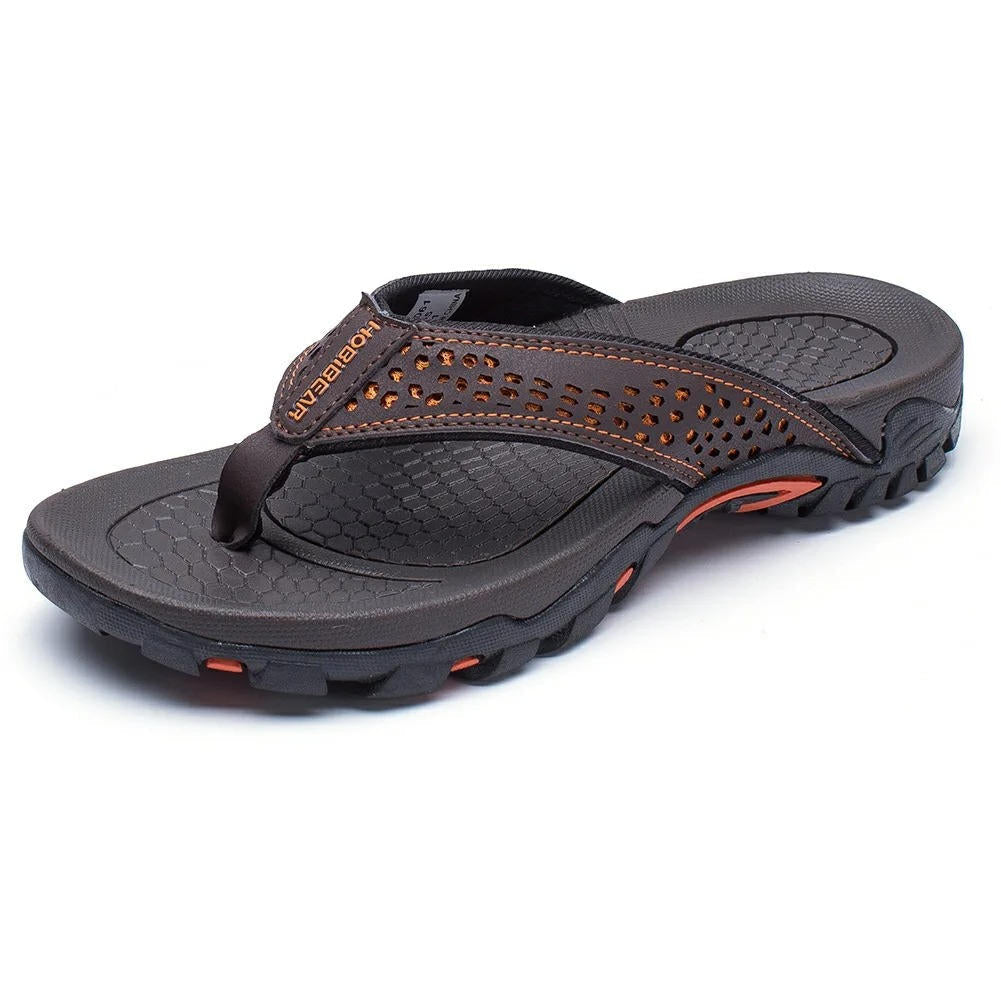 Men's supportive athletic flip flops with arch support | WaveStride