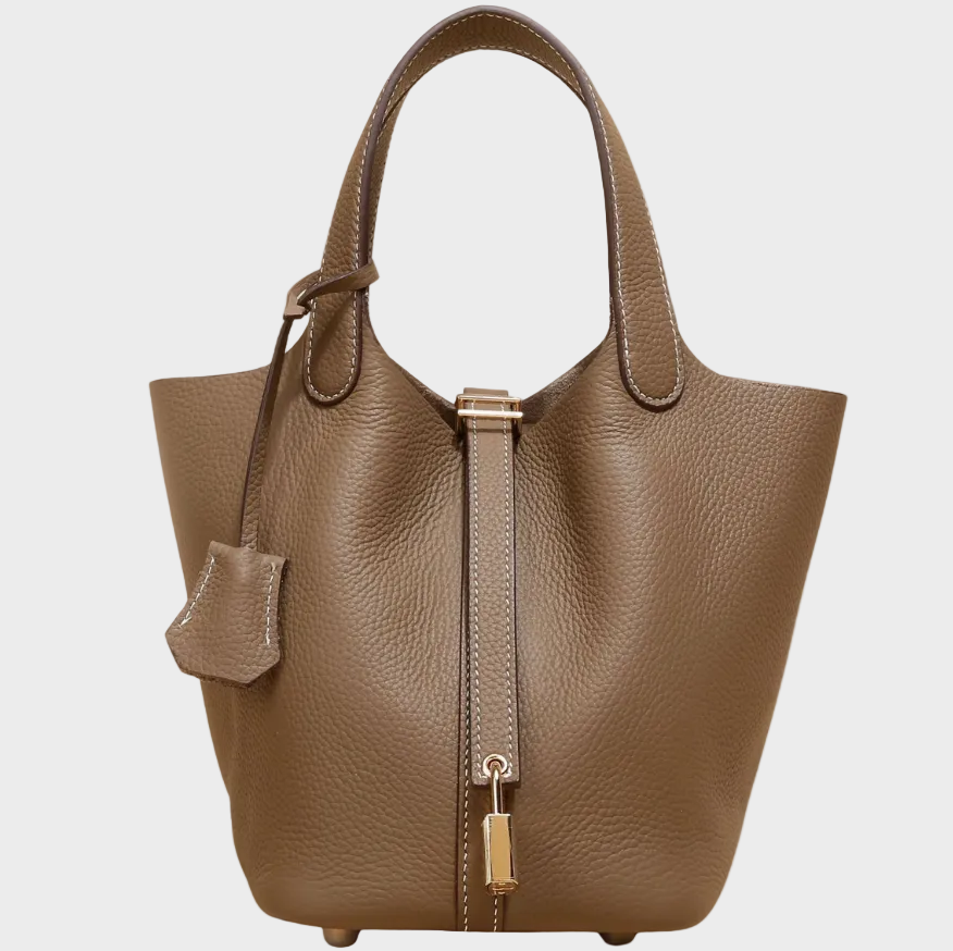 Kennedy | Women's Pebbled Shoulder Bag with Lock Detail