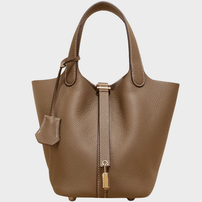 Kennedy | Women's Pebbled Shoulder Bag with Lock Detail