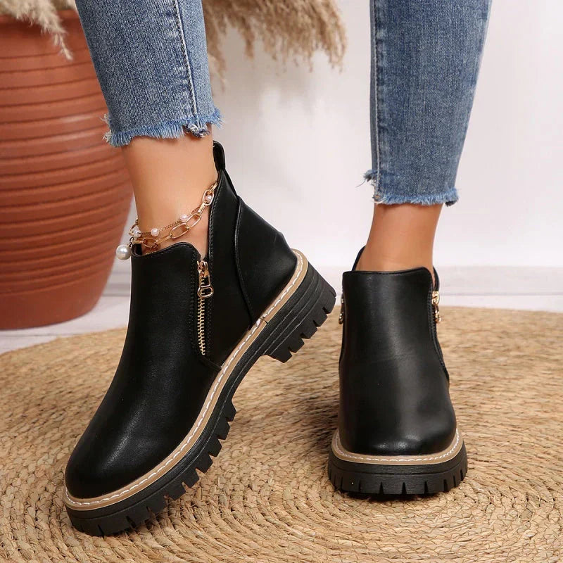 Tahlia | Women's Cushioned Wedge Ankle Boots
