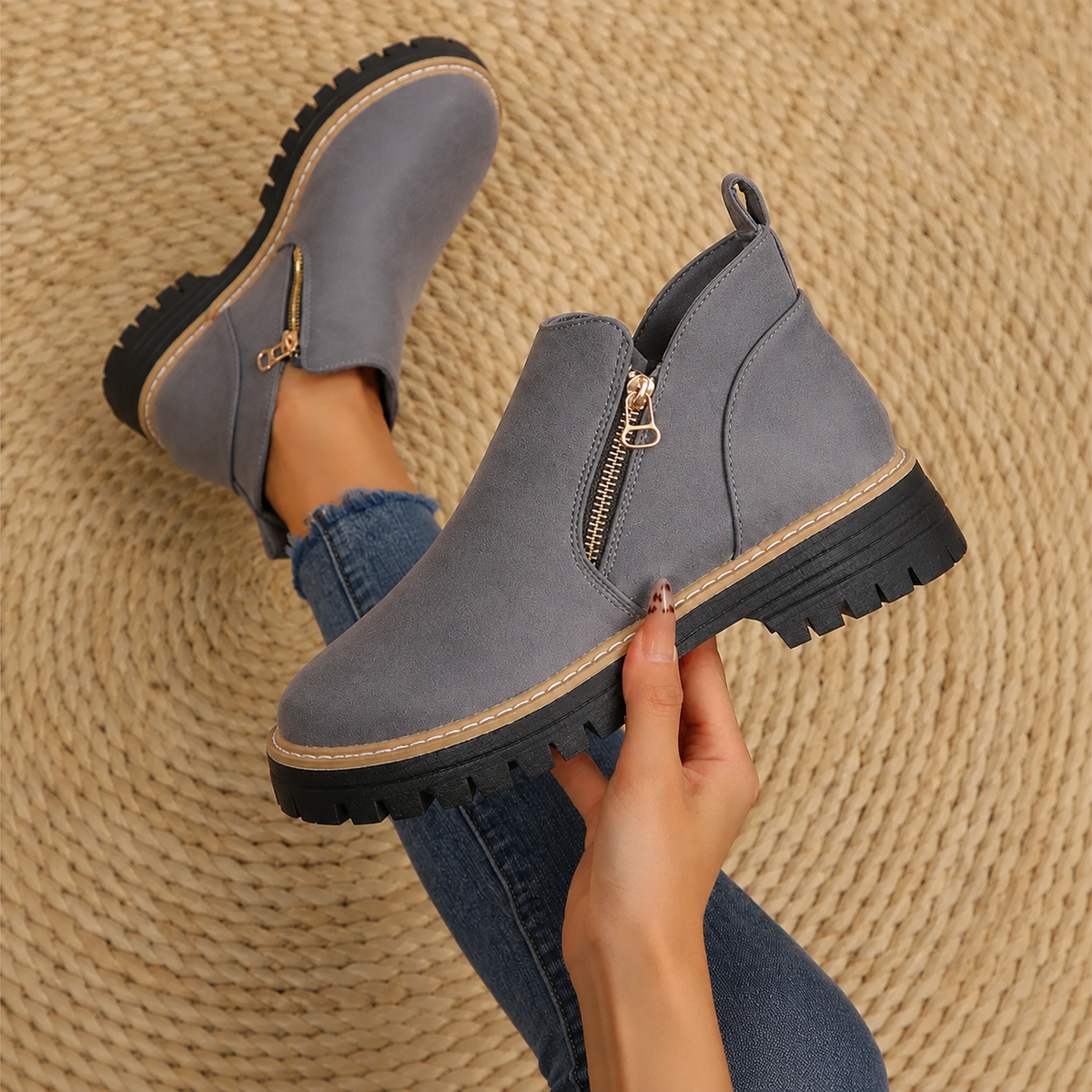 Tahlia | Women's Cushioned Wedge Ankle Boots