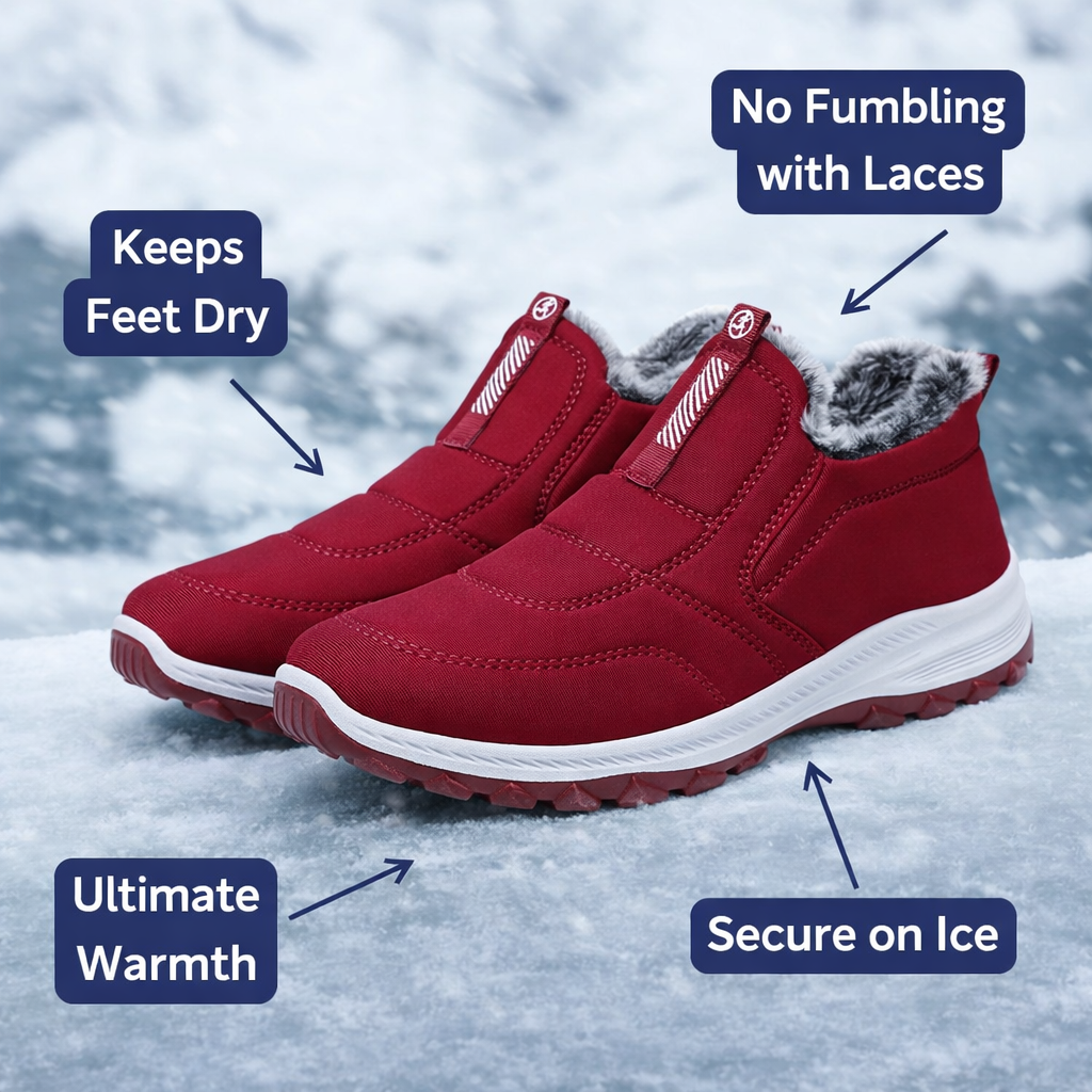 Anti-slip warm winter shoes for women | Evelyn