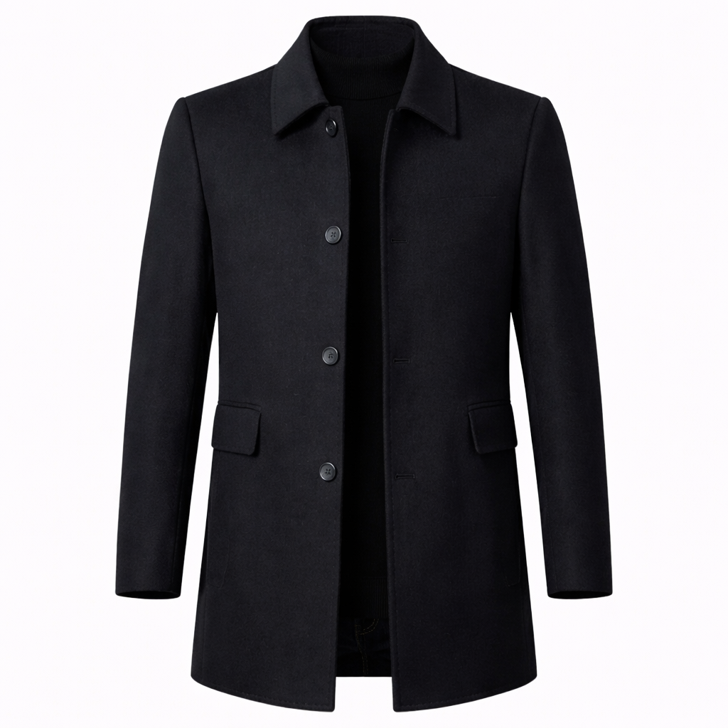 Beaumont | Men's Tailored Wool Blend Overcoat