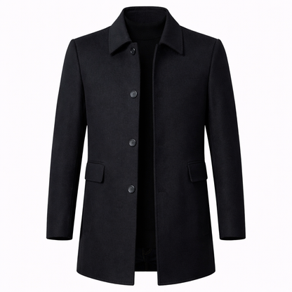 Beaumont | Men's Tailored Wool Blend Overcoat