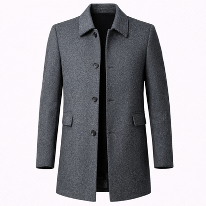 Beaumont | Men's Tailored Wool Blend Overcoat