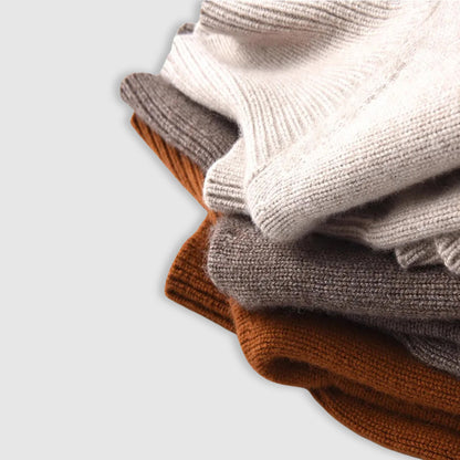 Cozy oversized turtleneck sweater for women | Elise