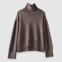 Cozy oversized turtleneck sweater for women | Elise