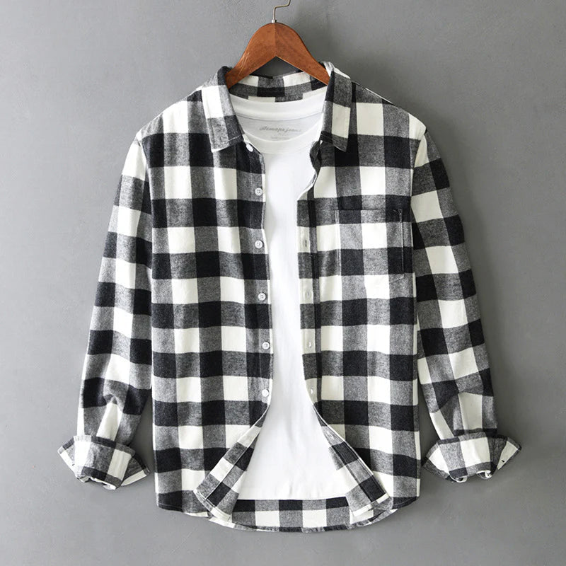 Classic Check Button Down Shirt for Men | Rowan