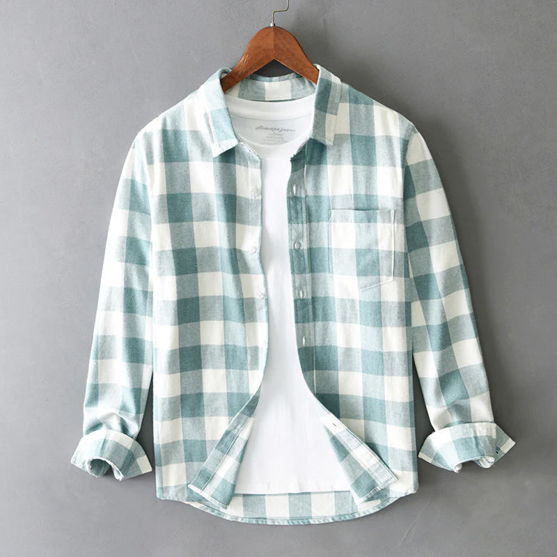 Classic Check Button Down Shirt for Men | Rowan