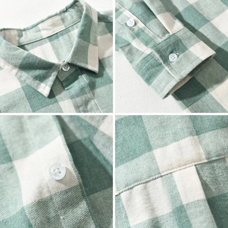 Classic Check Button Down Shirt for Men | Rowan