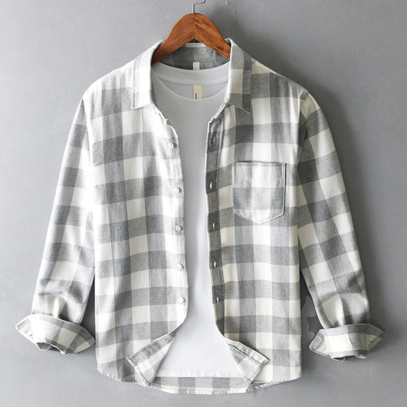 Classic Check Button Down Shirt for Men | Rowan