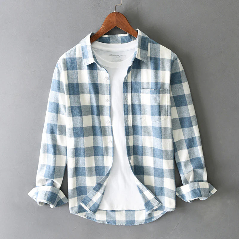 Classic Check Button Down Shirt for Men | Rowan