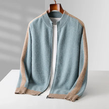 Refined zip-up sweater cardigan for women | Vellora