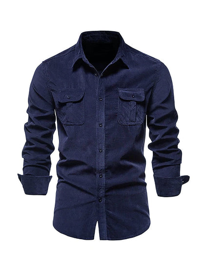 Straight-cut winter shirt for men | Rowan
