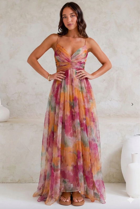 Elegant floral summer dress for women | Marcelline