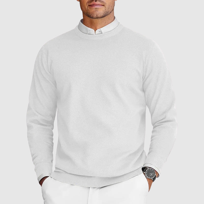 Classic crew neck sweater for men | Arven