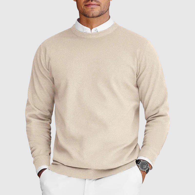 Classic crew neck sweater for men | Arven