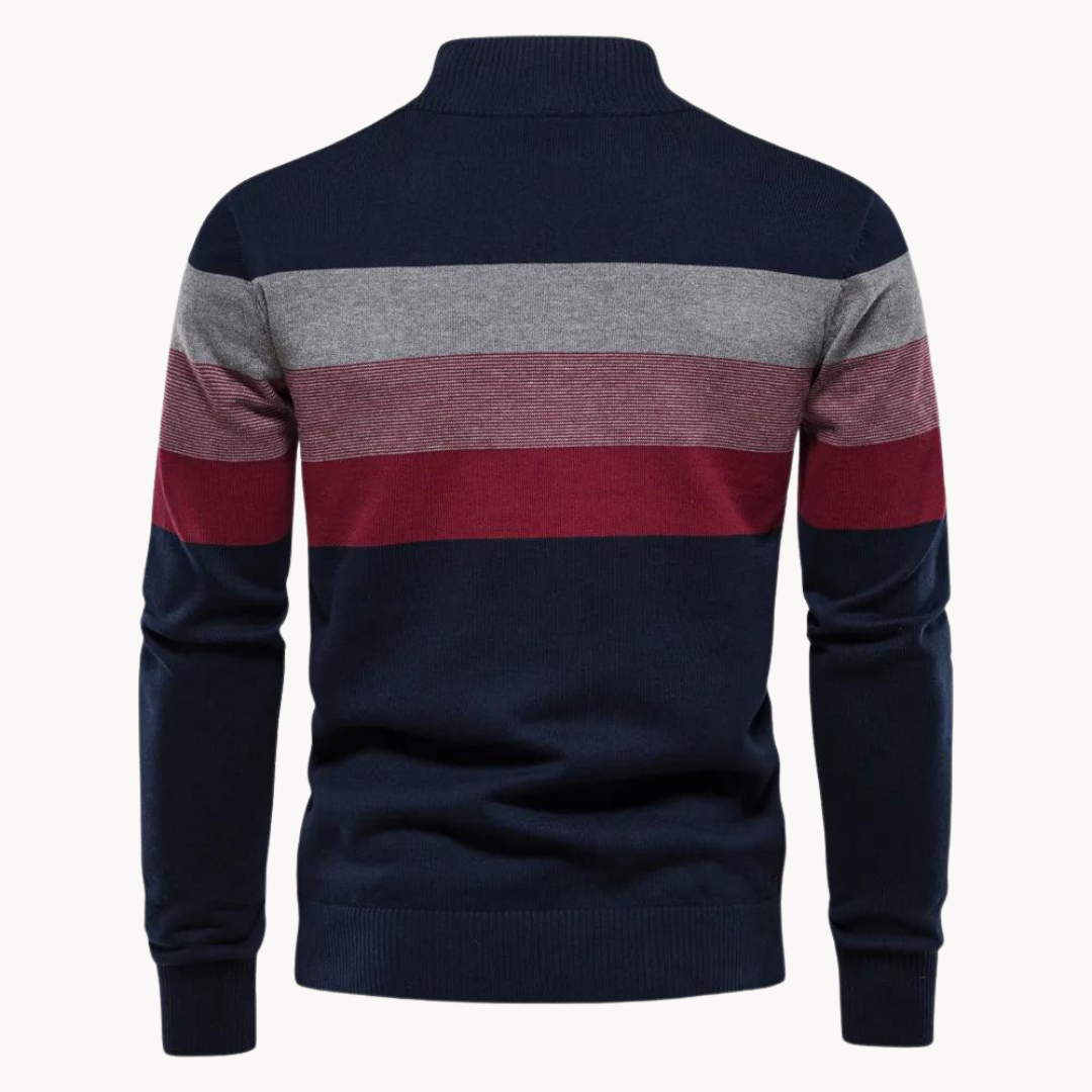 Classic quarter-zip everyday jumper for men | Burk