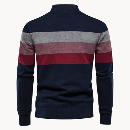 Classic quarter-zip everyday jumper for men | Burk
