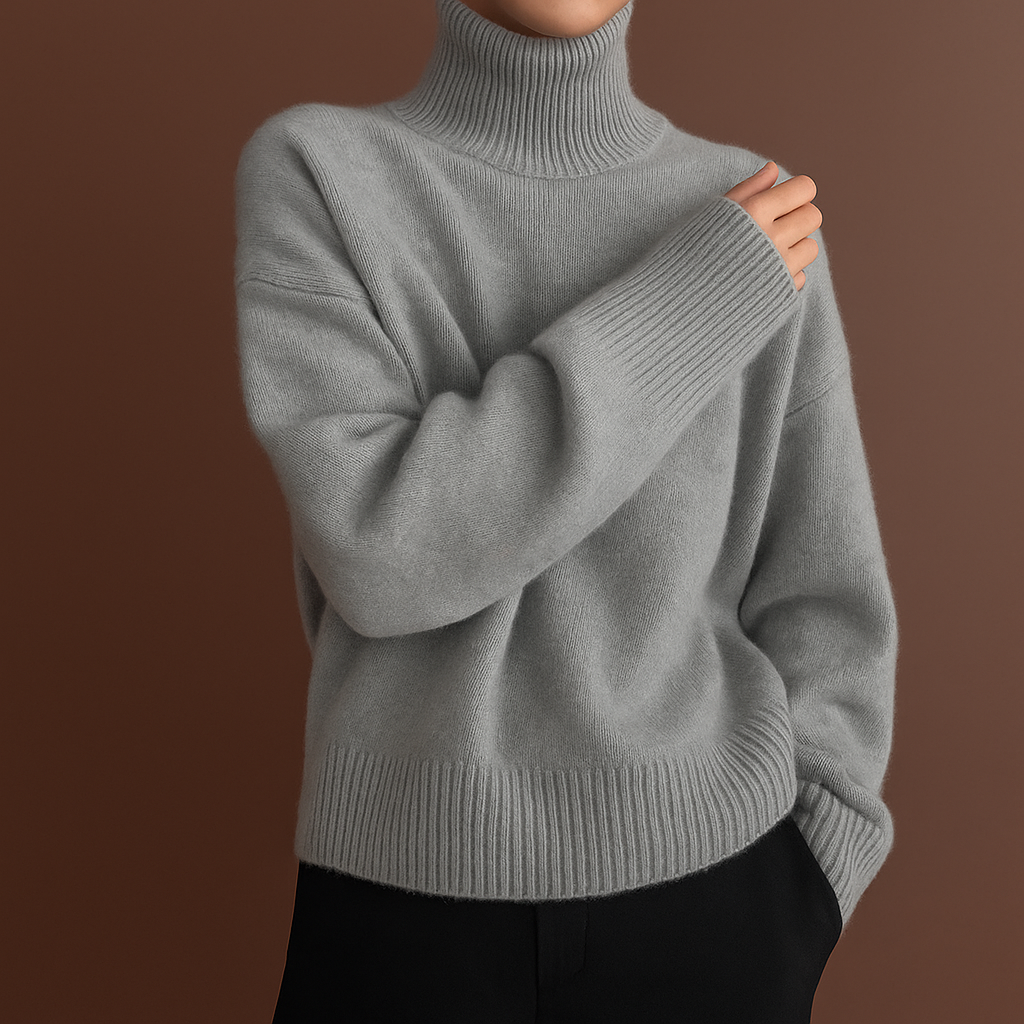 Elegant turtleneck sweater for women | Aloria