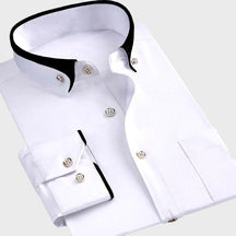 Modern Long Sleeve Tailored Shirt for Men | Ardent Vale