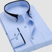 Modern Long Sleeve Tailored Shirt for Men | Ardent Vale