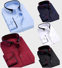Modern Long Sleeve Tailored Shirt for Men | Ardent Vale