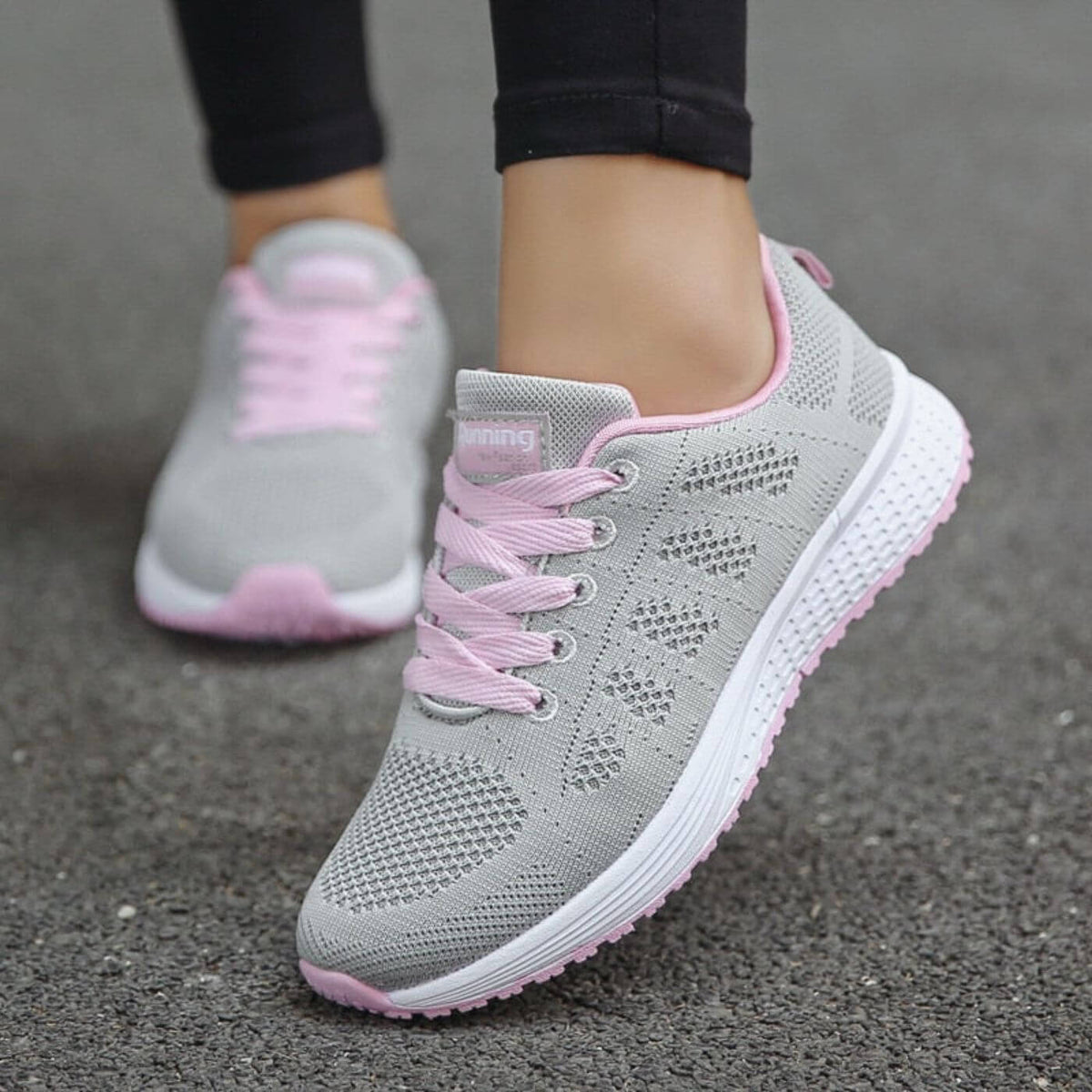 Alvara | Women's Lace Up Lightweight Walking Sneakers