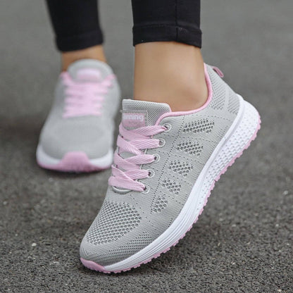 Alvara | Women's Lace Up Lightweight Walking Sneakers