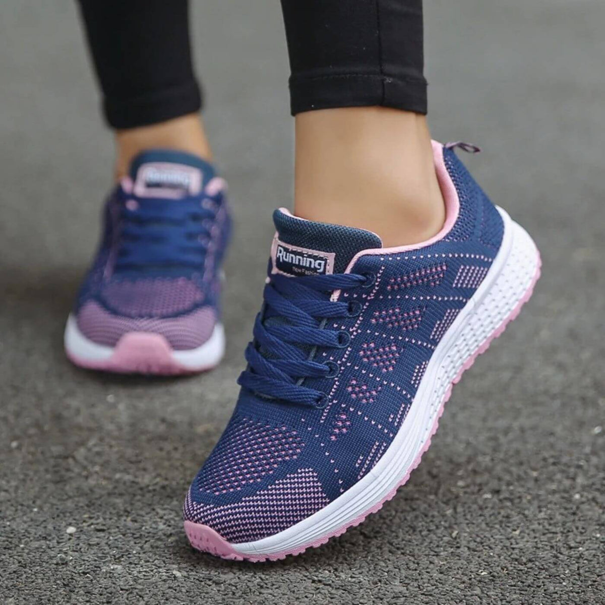 Alvara | Women's Lace Up Lightweight Walking Sneakers