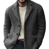 Men’s regular-fit knit cardigan with buttons | Derek
