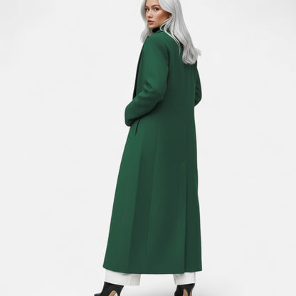 Classic structured formal winter coat for women