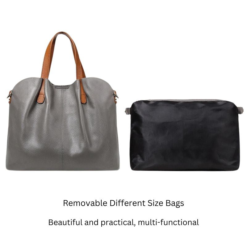 Adeline | Women's Soft Structured Handbag with Shoulder Strap