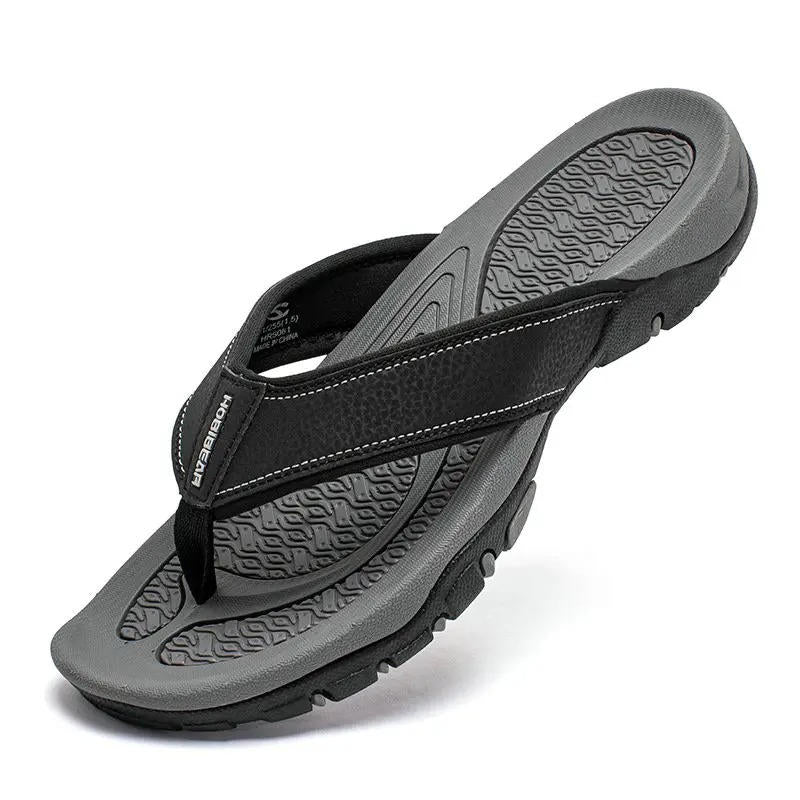 Men's supportive athletic flip flops with arch support | WaveStride