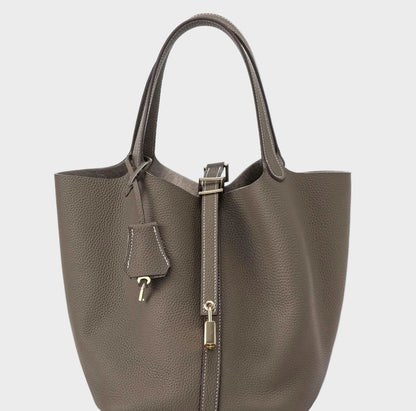 Kennedy | Women's Pebbled Shoulder Bag with Lock Detail