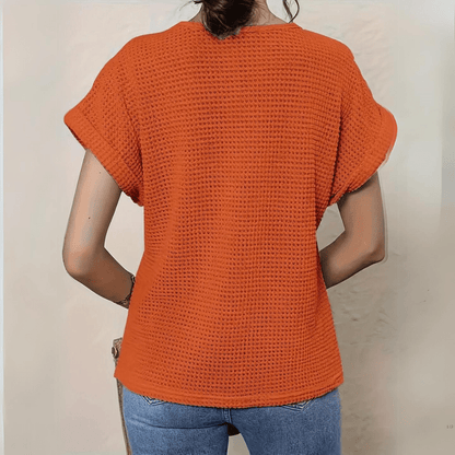 Elegant Ibiza-style relaxed top for women | Simone