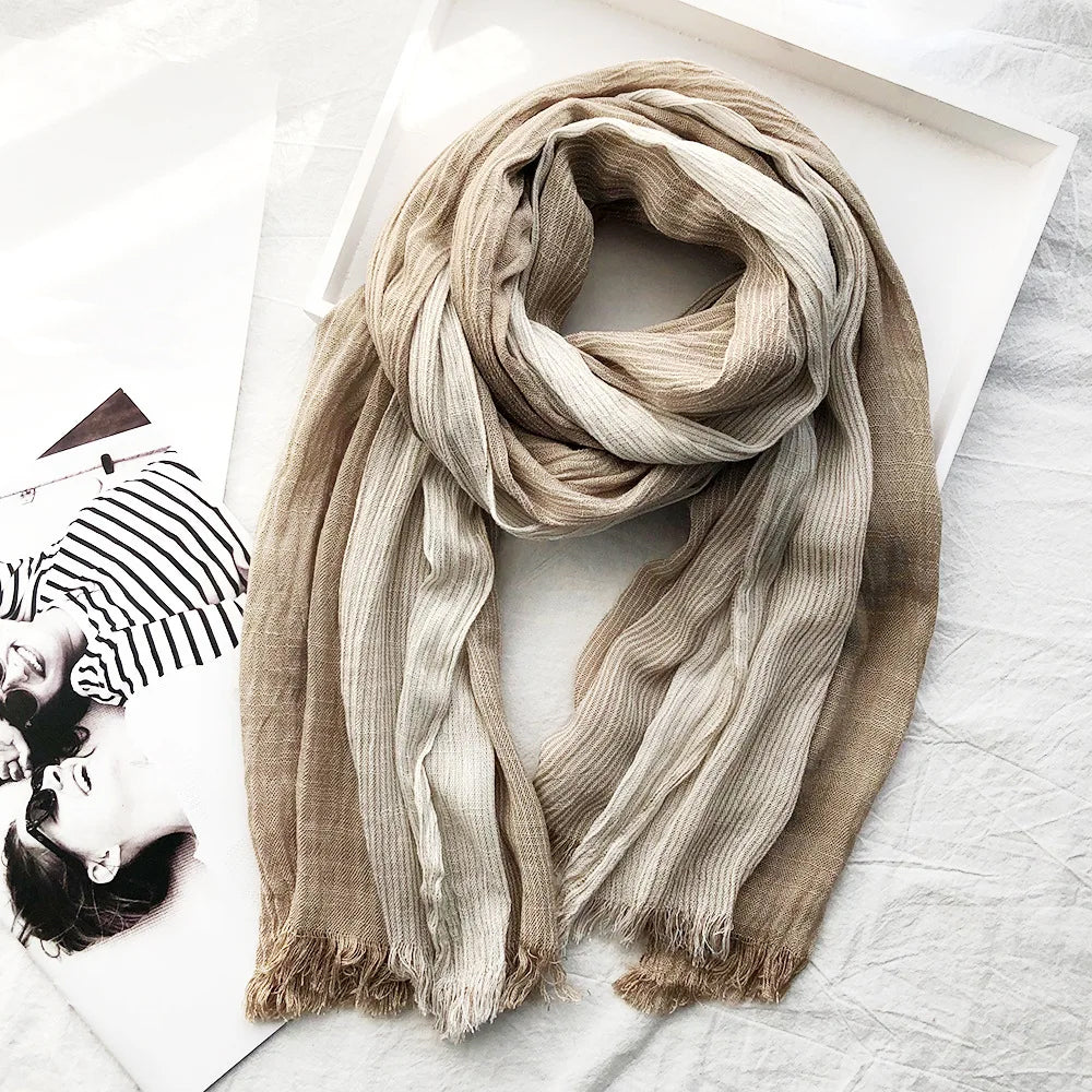 Timeless Striped Scarf for Women | Aurora