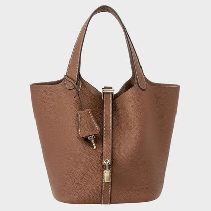 Kennedy | Women's Pebbled Shoulder Bag with Lock Detail