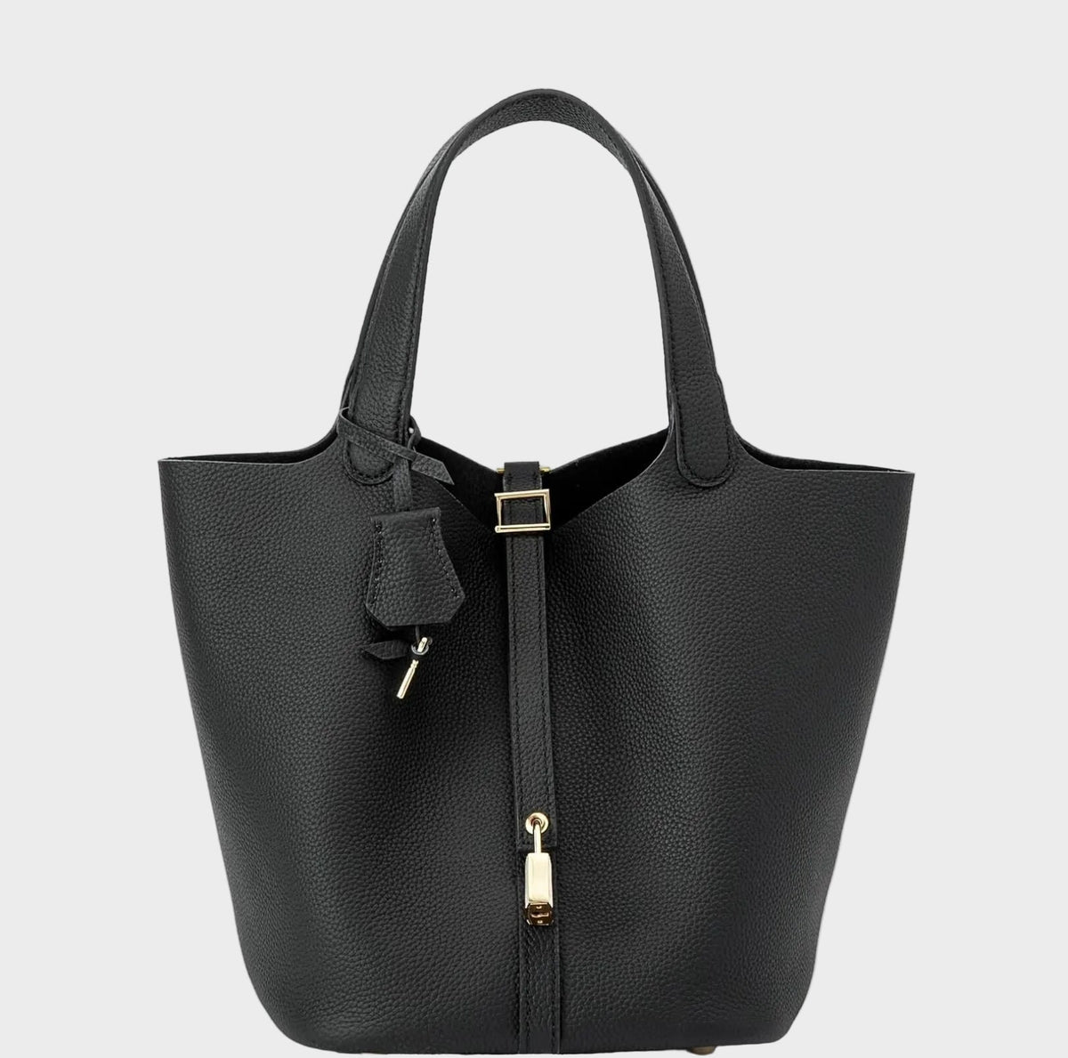 Kennedy | Women's Pebbled Shoulder Bag with Lock Detail